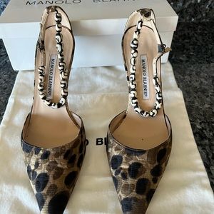 Manolo Blahnik pointed toe shoe